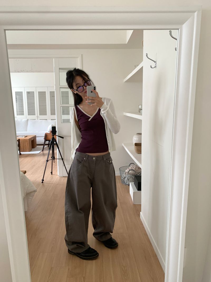 WOOL V-NECK CARDIGAN (5C)