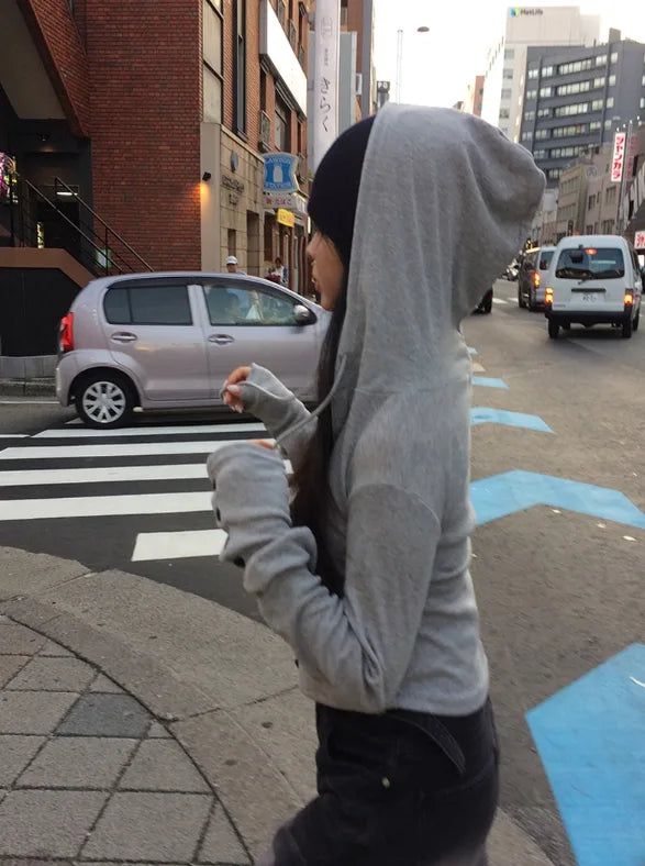 Coa Slim-Fit Button Hood Zip-Up