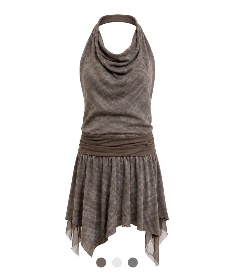 Cozy&Kitsch(コージーアンドキッチ)の「Elina Draped Halter Dress(Dresses)」