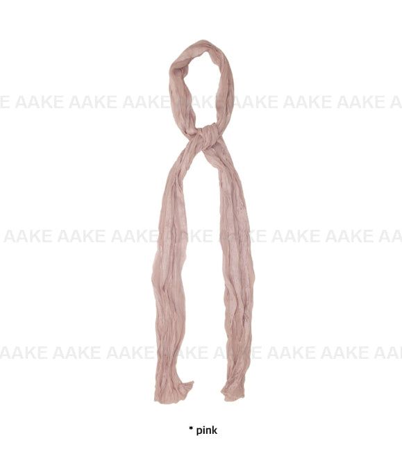 CRINKLE SKINNY SCARF