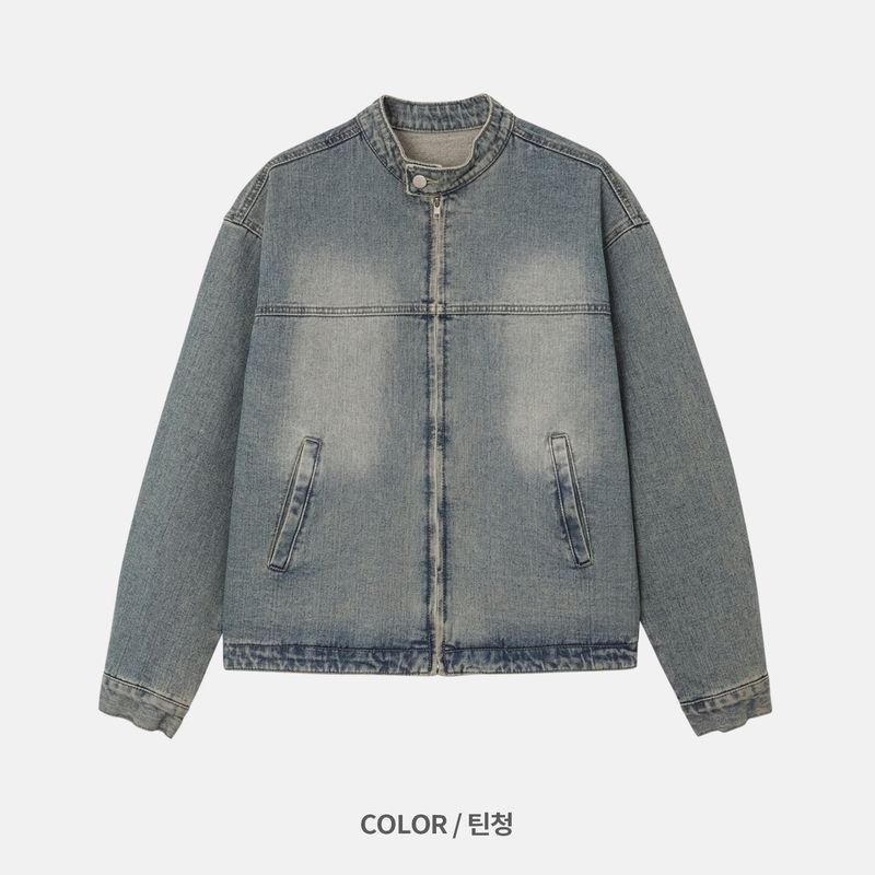 Anti Biker Denim Jacket (3color)