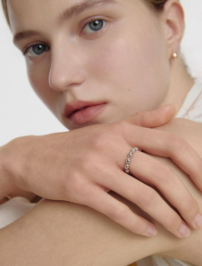 26SS★ Ice Cushion Silver Ring M