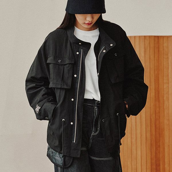 ROMANTIC CROWN(ロマンティッククラウン)の「RECENT LOGO M65 PARKA_BLACK(Accessories)」