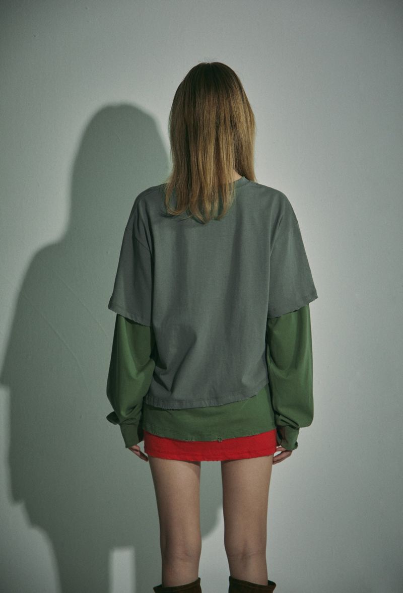 DAMAGE LAYERED T