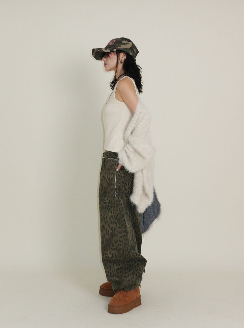 Featheryan Rouge Long Angora Cardigan