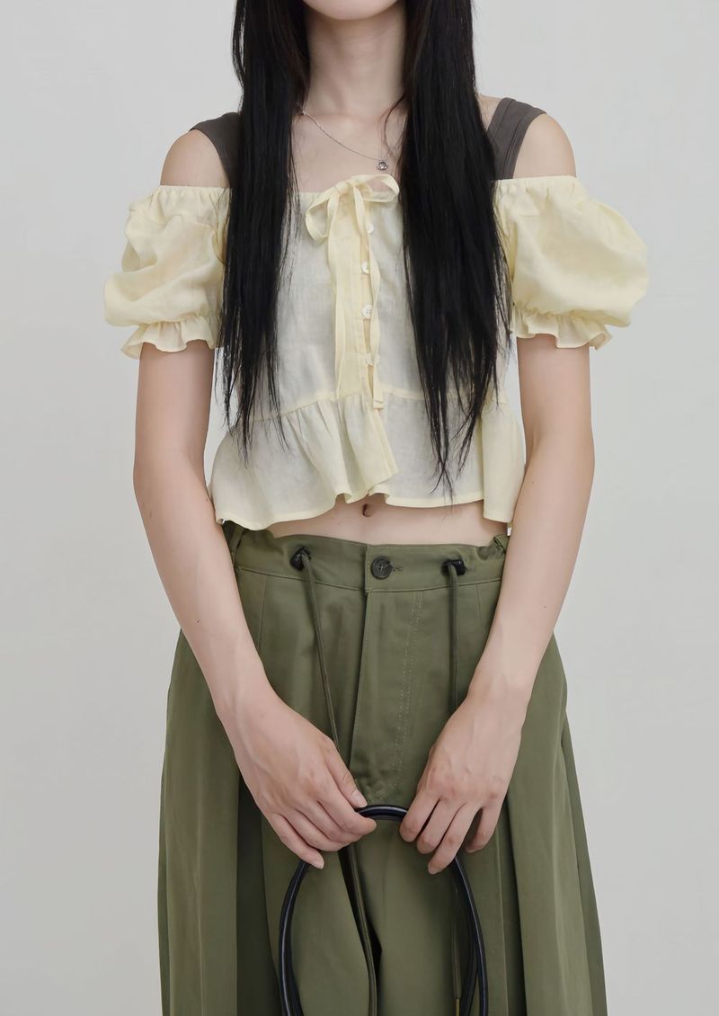 privatelookbook（プライベートルックブック）の「Linen Layered Blouse（Tops）」