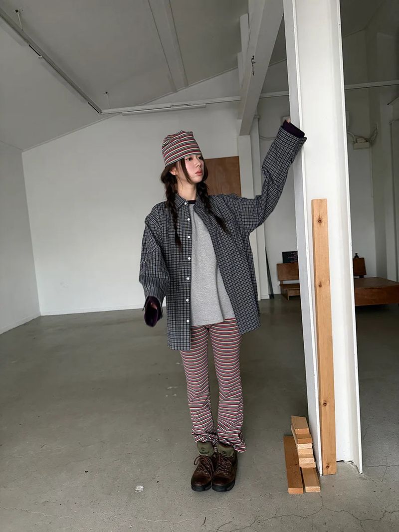 cosy check shirt