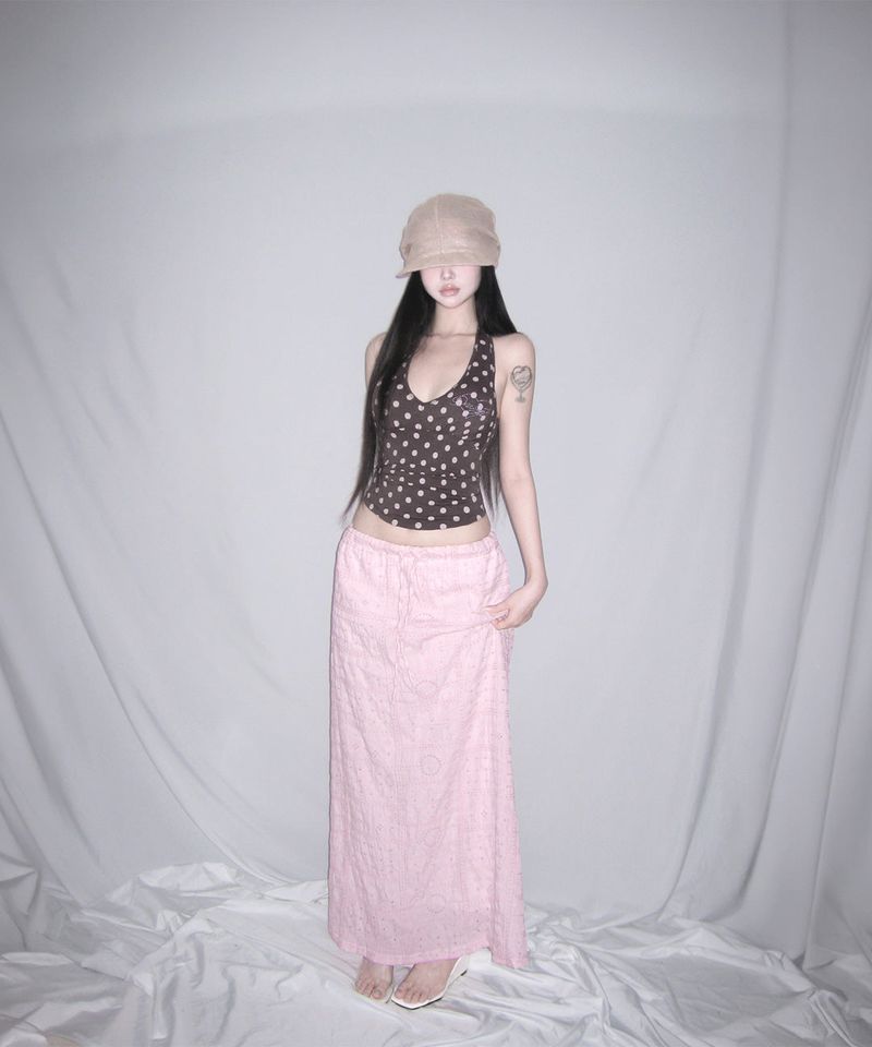 darling dot halter top (7colors)