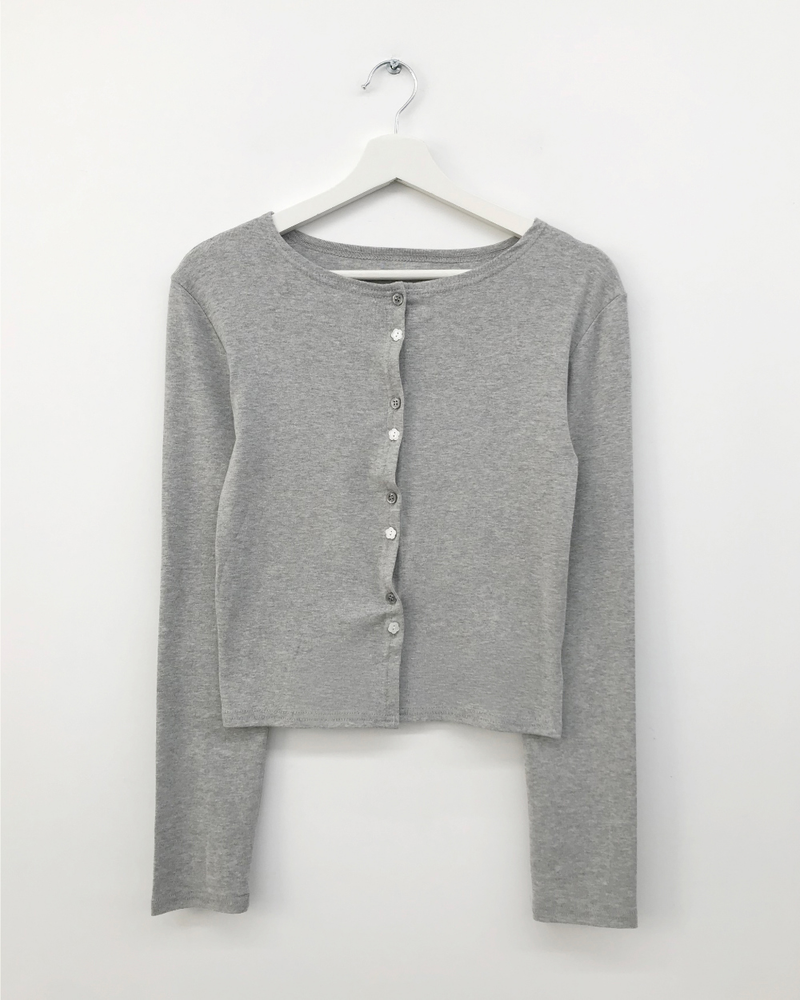 Chlory Flower Button Cardigan (4color)
