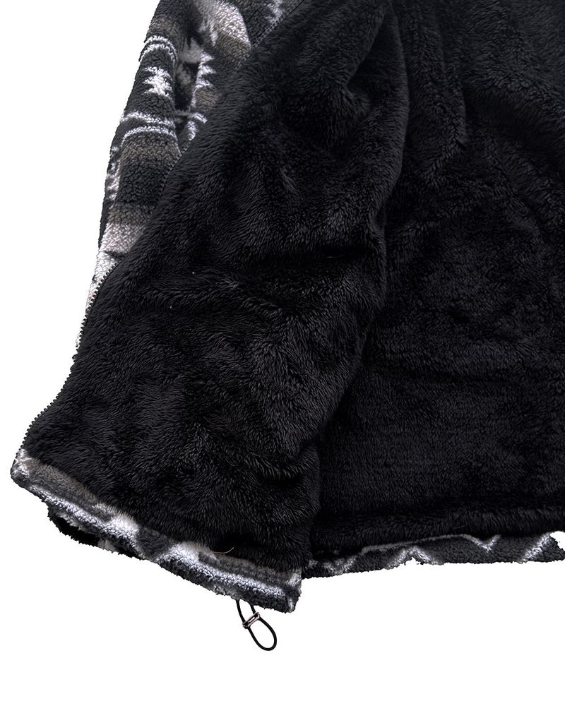 Elk Nordic Shearling Hood Jumper