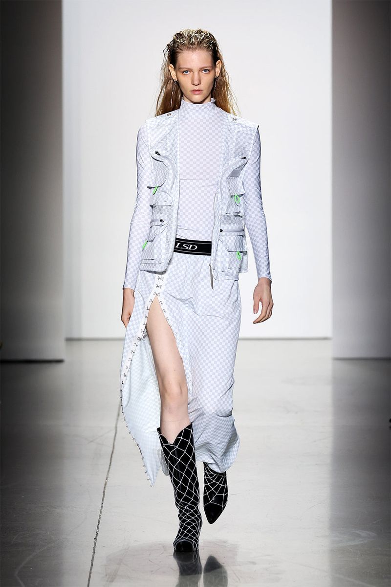 [23SS LSD COLLECTION] ﻿Grid Logo Long Sleeve Turtleneck