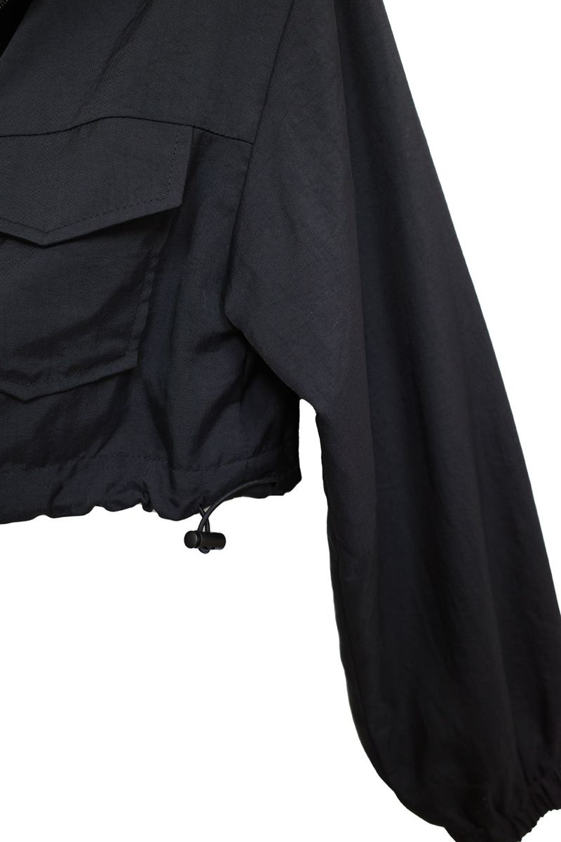 Core string bomber jacket jk (2 colors)