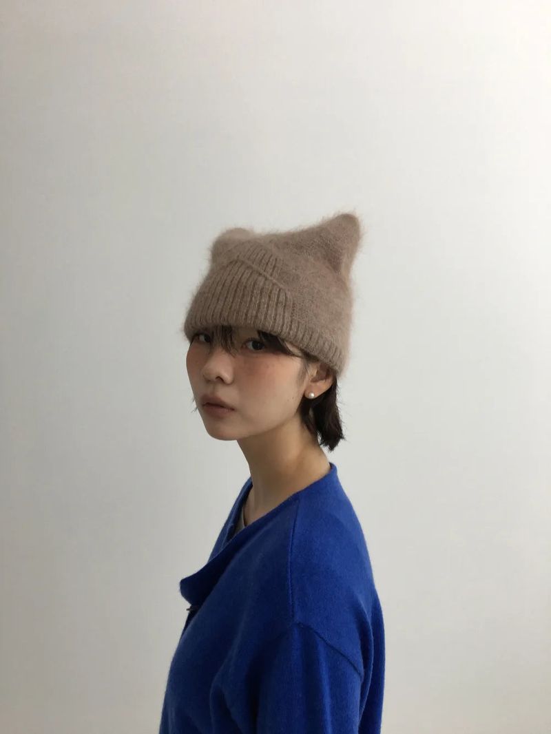 Bako Cat Knit Beanie (3color)