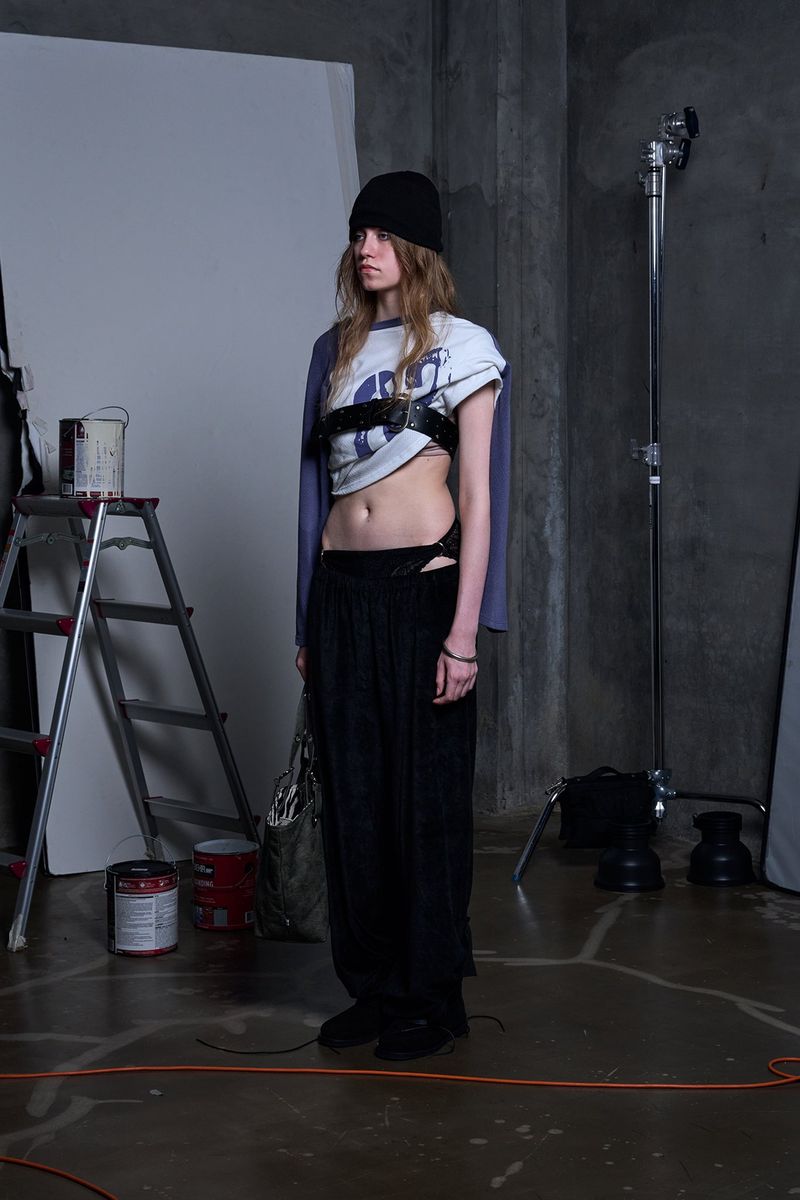 VELOUR PANTS - BLACK