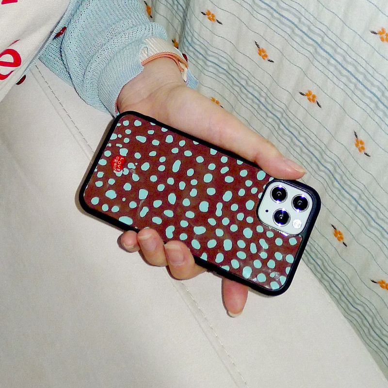 [MADE]Brown Ray Epoxy Bumpercase