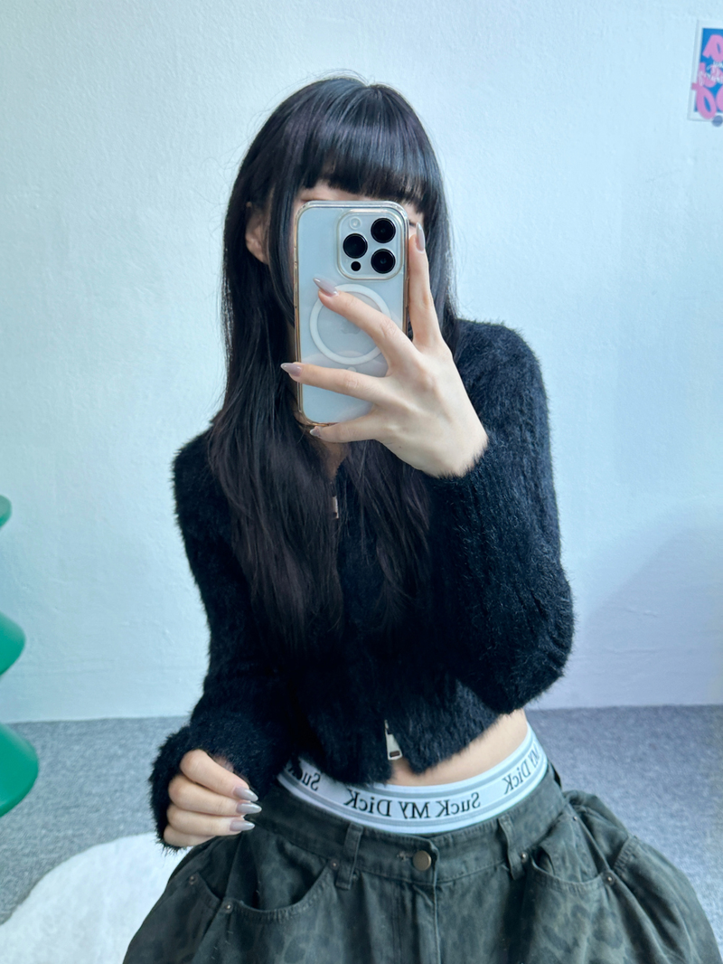 HIDDEN POCKET LEOPARD SPOT BALLOON DENIM🤎💚 - 2 COLORS