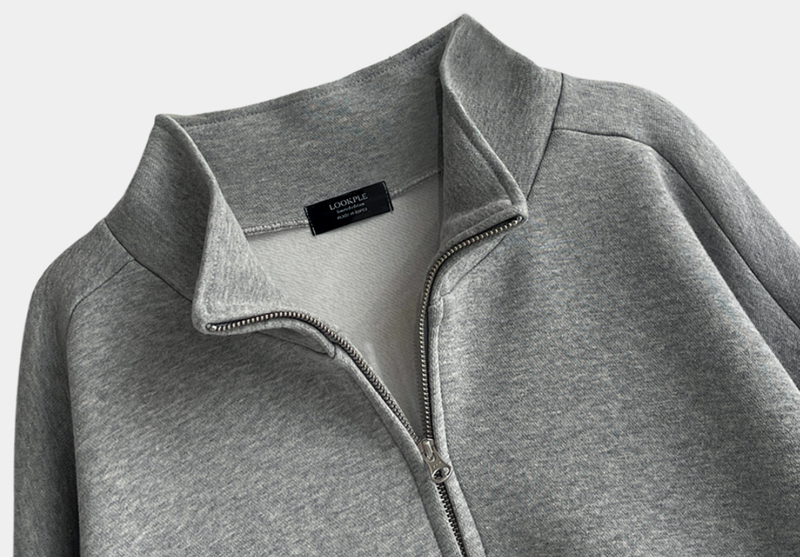 First Casual Overfit High Neck Zip-Up