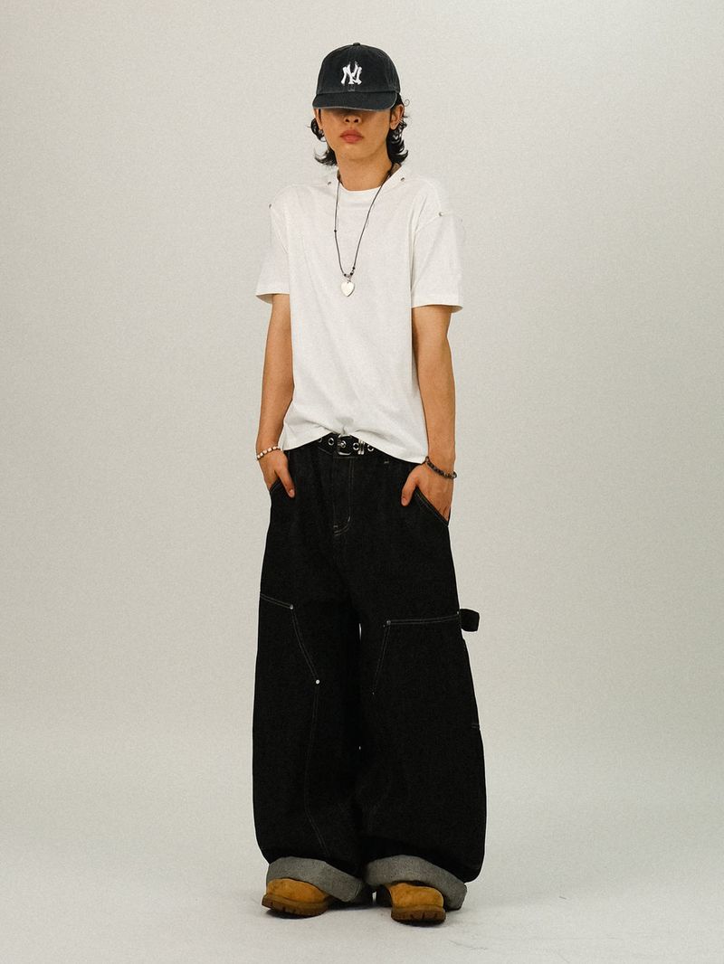 AE Non-Fade Double Knee Denim Carpenter Pants