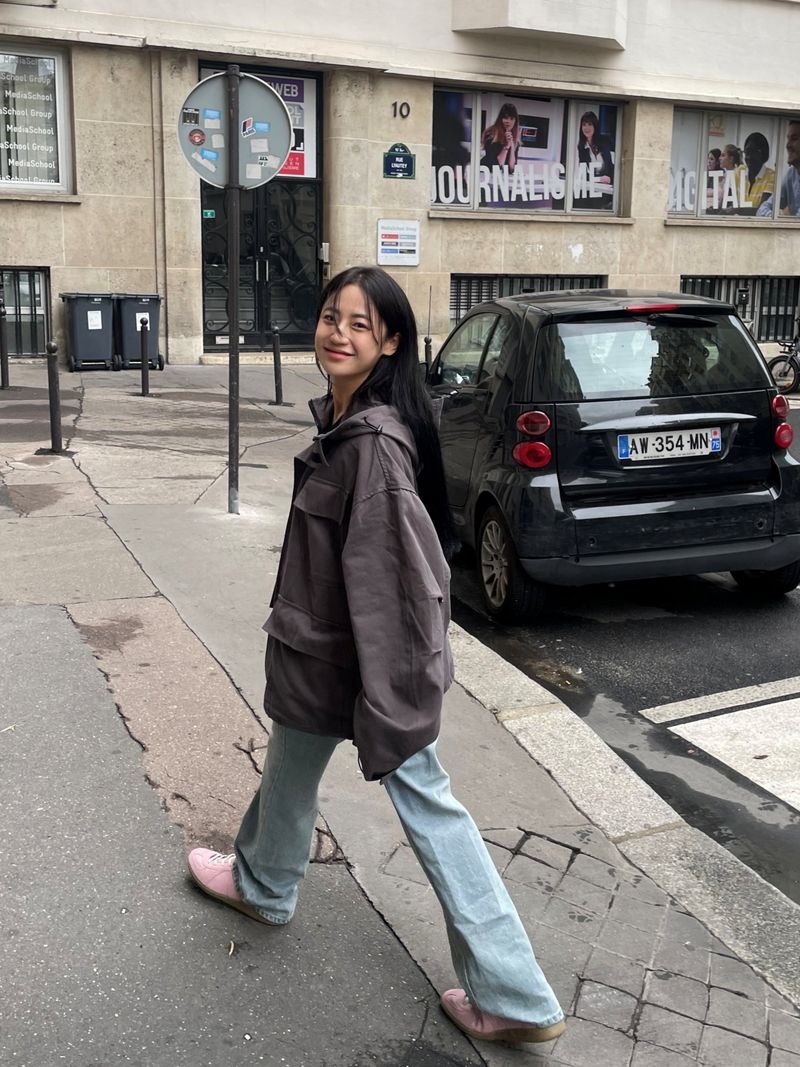 Brest pocket short jacket