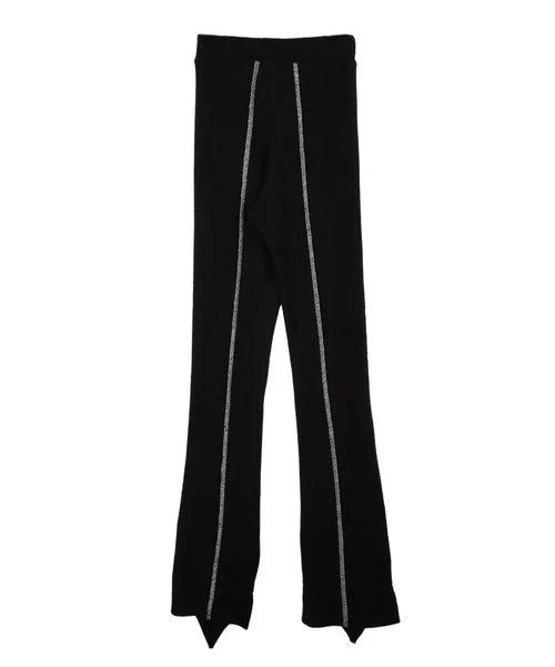 V CUT KNIT PANTS