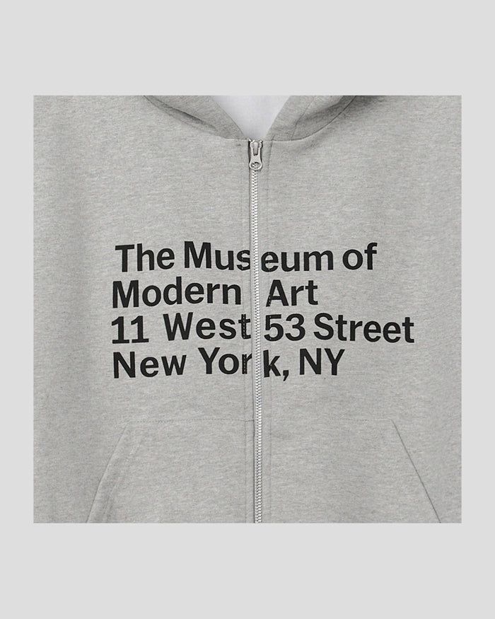 (UNISEX) Museum Bonded Hood Zip-Up
