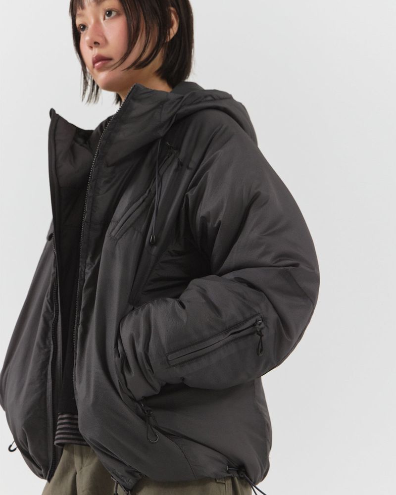 Reversible Thinsulate Padded Jumper (Charcoal)