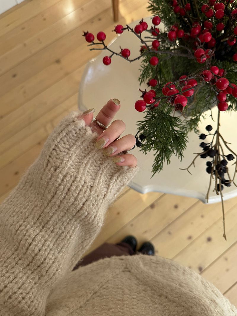 [MADE] MUHR HIGH-NECK CABLE KNIT
