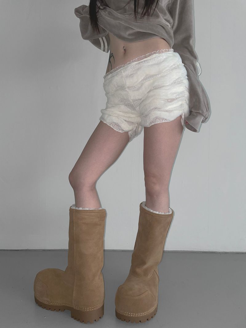 snow winter suede boots(3 color) 