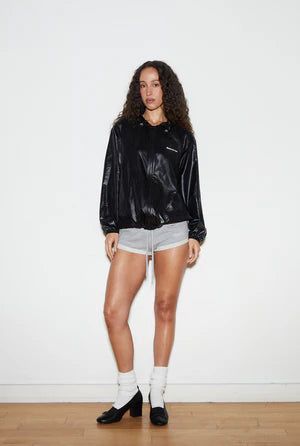 Athletic windbreaker - black