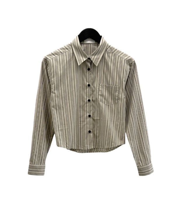 Hettie Striped Crop Shirt