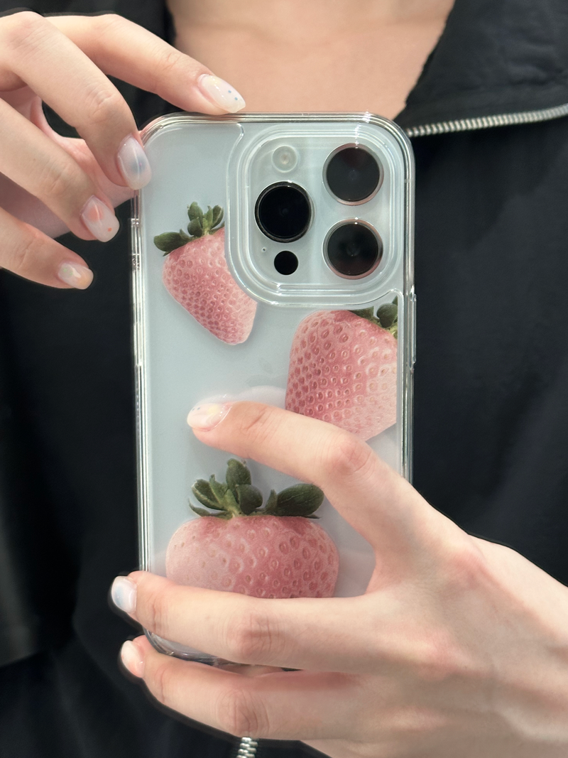 unripe strawberry jelly hard case