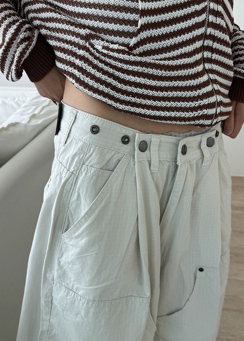 SNAP BERMUDA PANTS