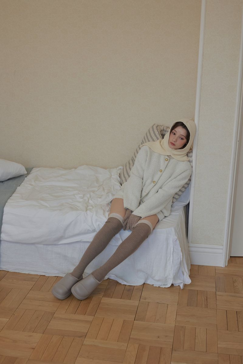 Wednesday Evening Winter Clog - Greige