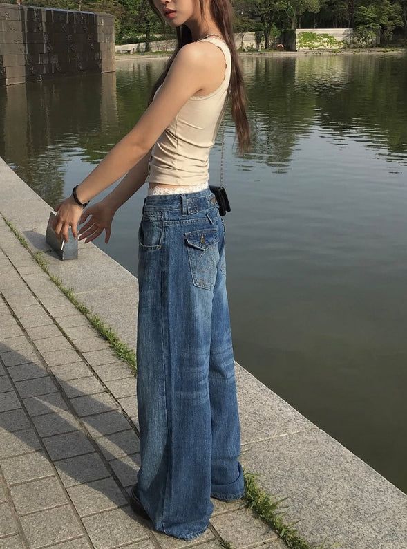 Burne Layered Sagging Lace Inner Shorts
