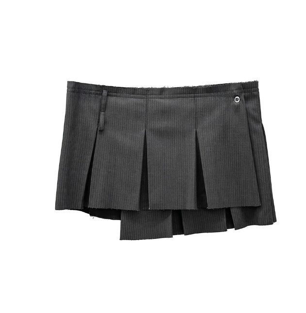 Labelly Pleated Wrap Skirt Lace
