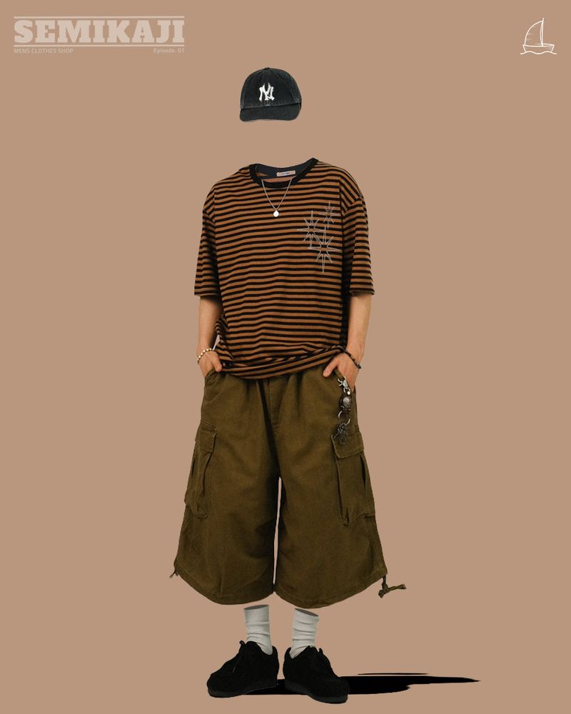 DE Vintage Cargo Bermuda Pants