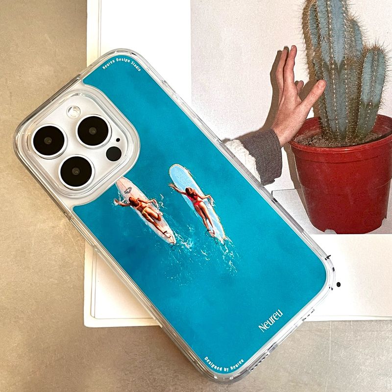 Surfing Girls Case (Jelly Hard)