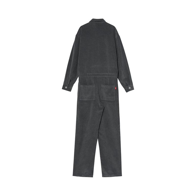 CASA CORDUROY JUMPSUIT [CHARCOAL]
