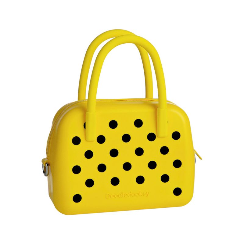 Doodledookey（ドゥードルドゥーキー）の「シリコンポルカドットバッグ イエロー（バッグ）」