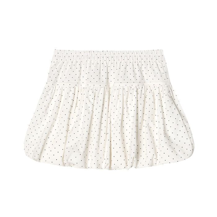  balloon skirt_white dot
