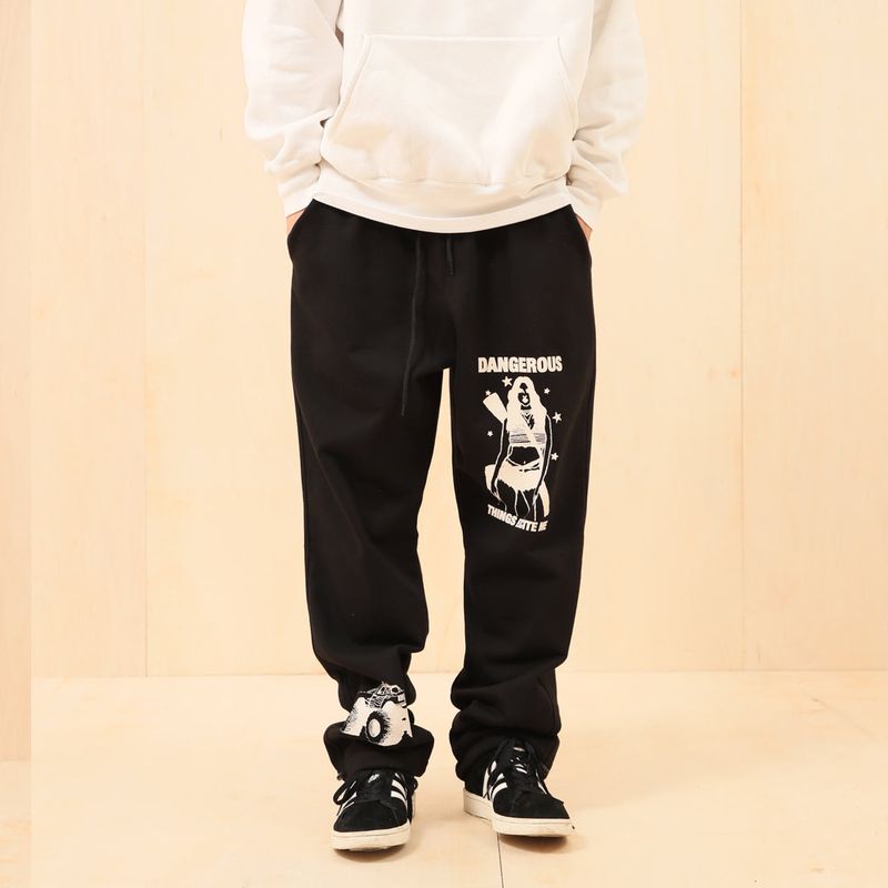 KRUCHI（クルチ）の「DANGEROUS SWEAT PANTS (BLACK)（Pants）」