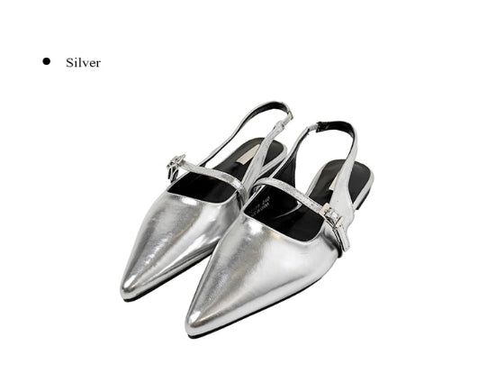 Vince Stiletto Buckle Slingback