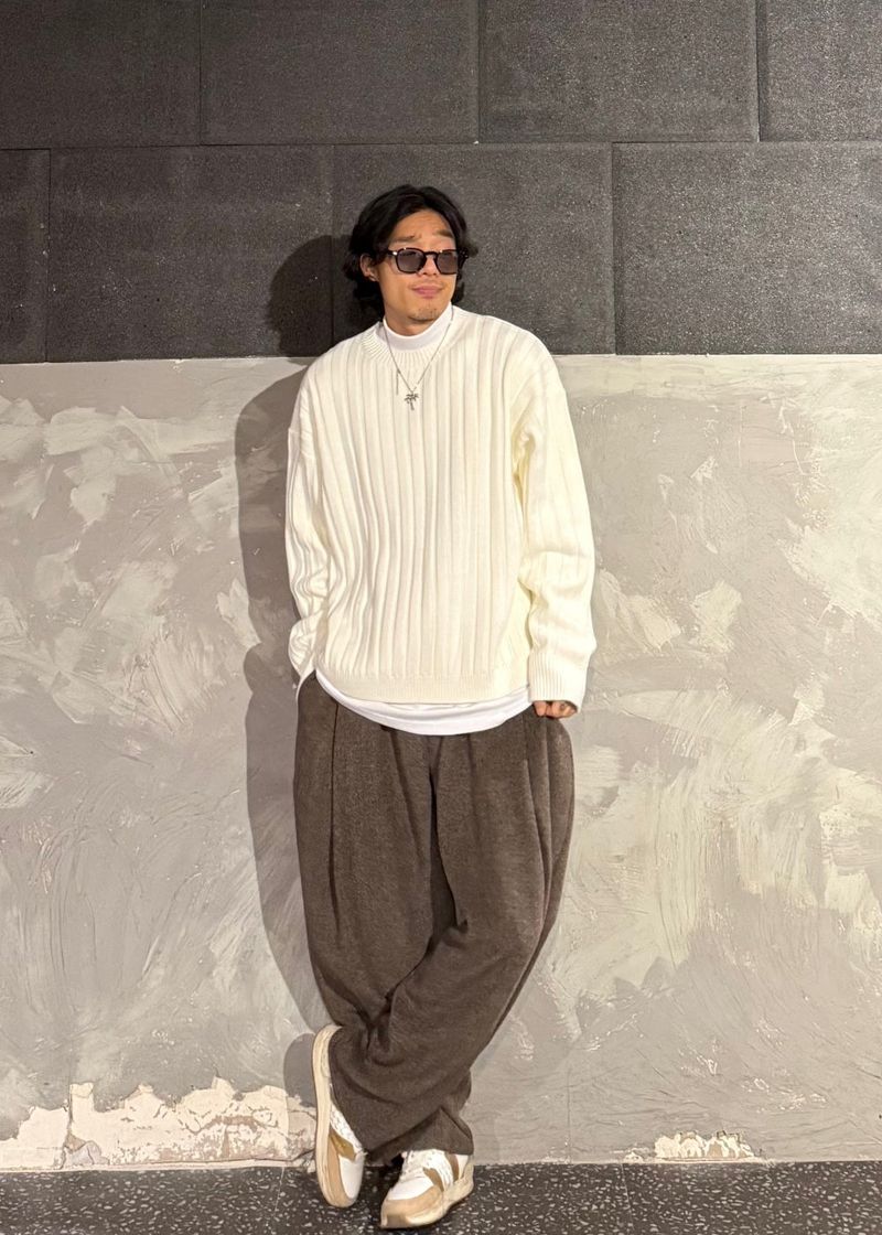 Balloon Fit Banded Slacks 2COLOR
