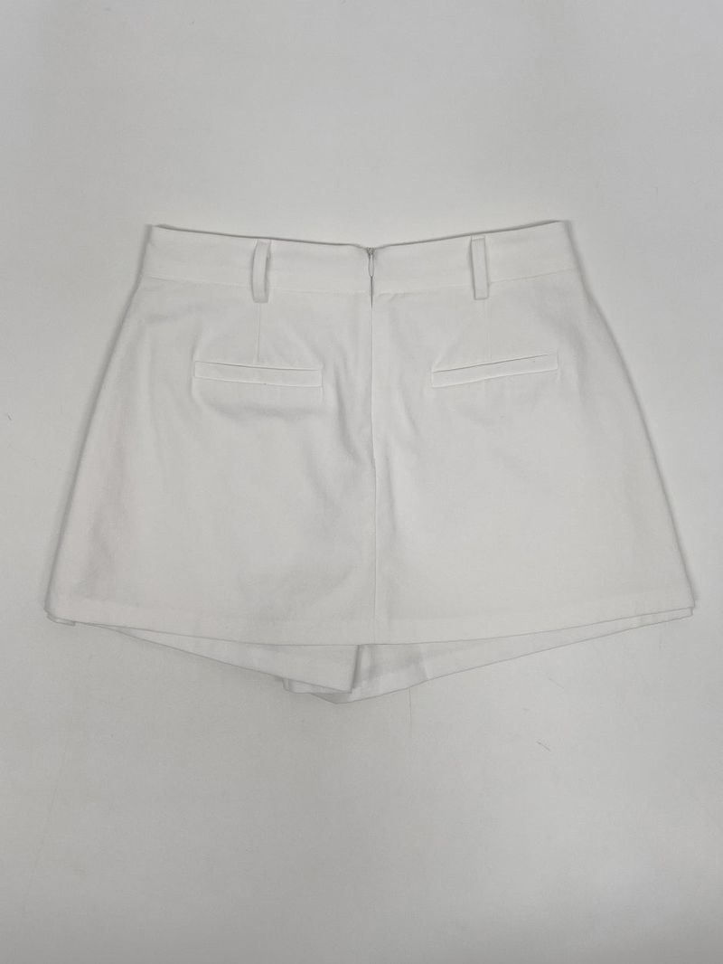 Basic Cotton Layered Skirt Pants