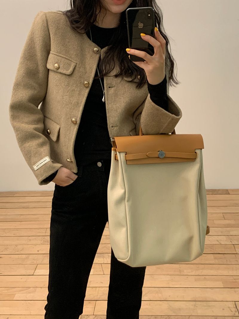 [MADE] Benne wool handmade tweed jacket