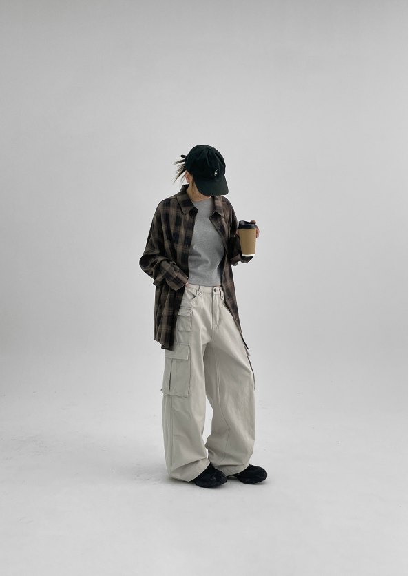 BLACKUP（ブラックアップ）の「[MADE] Sloth Check Overfit Shirt（Tops）」