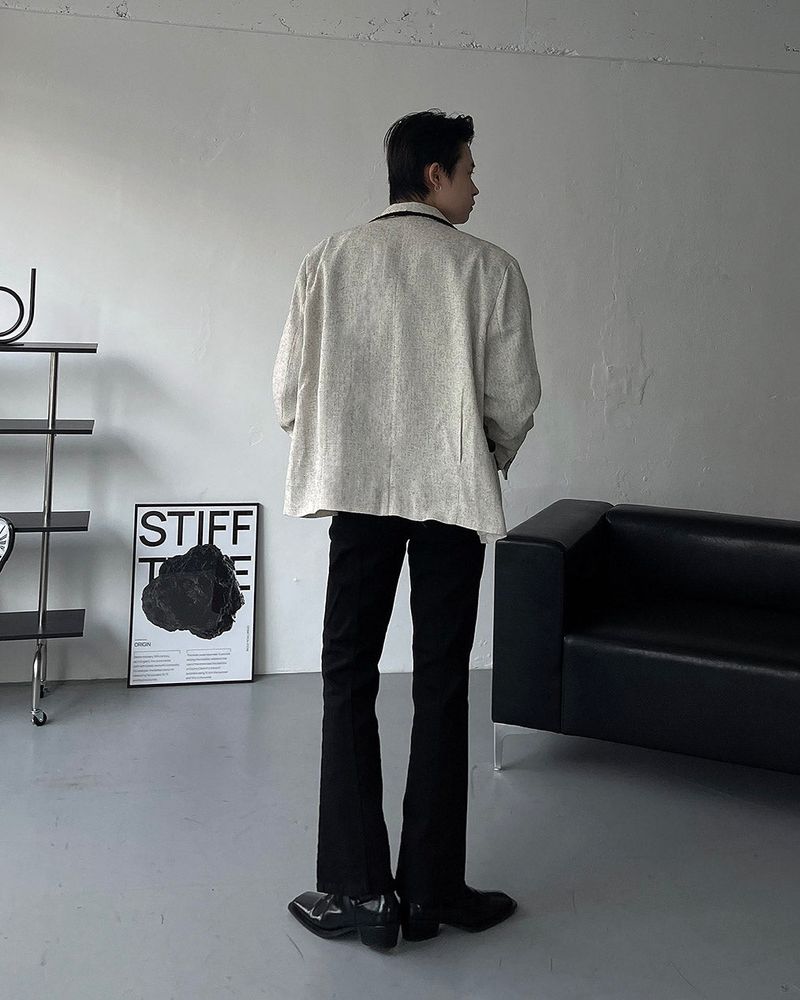 SO Line Collar Tweed Jacket ver.4 (2 colors)