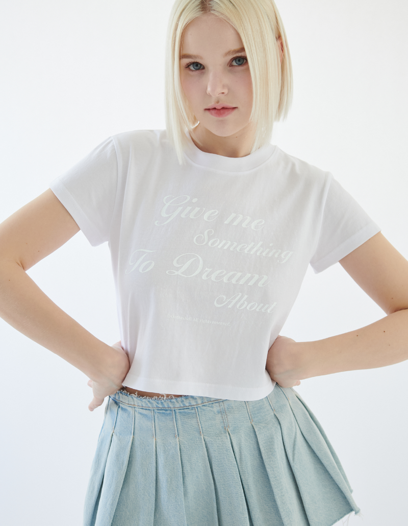 ONTHESHELL（オンザシェル）の「To Dream About Crop T-Shirt（Tops）」
