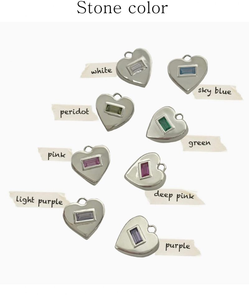 Love sqaure necklace_ basic ver