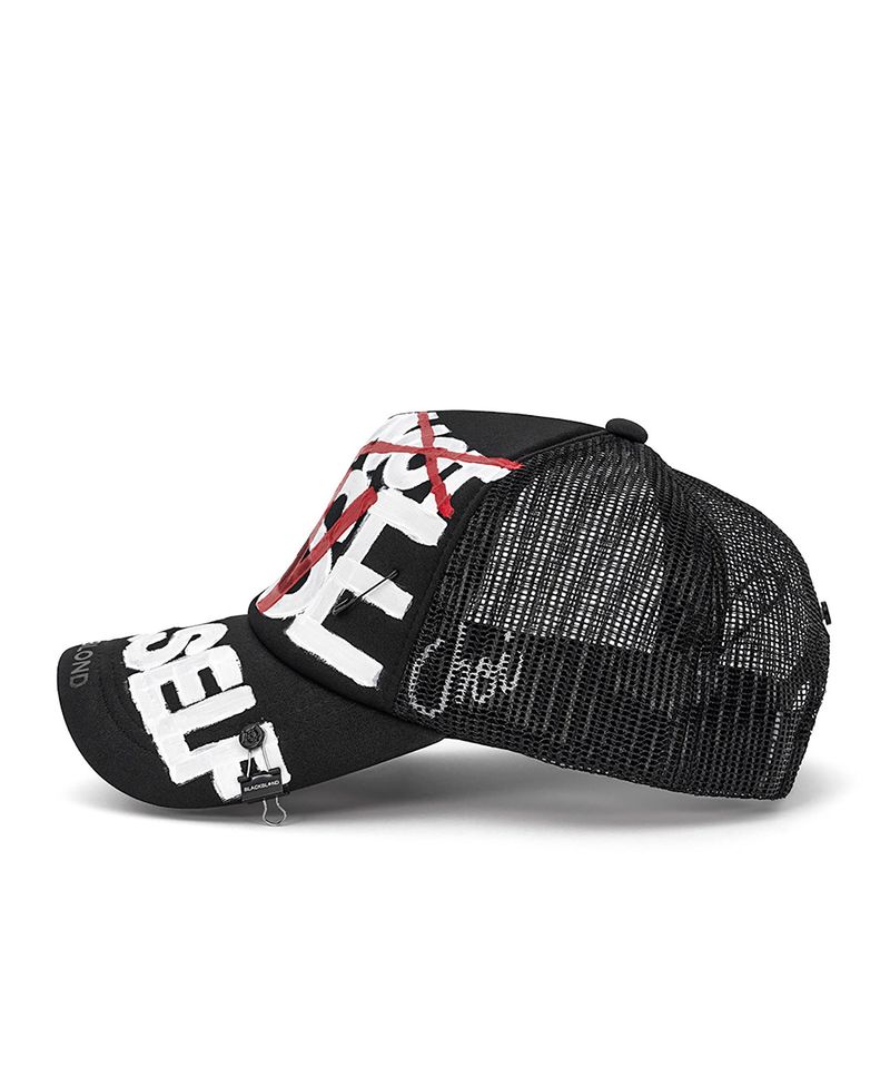 BBD DLYグラフィティトラッカーメッシュキャップ ダークバージョン(Black)
